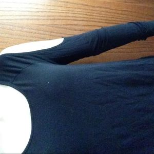 Long Sleeve Cold Shoulder Top